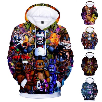 Five Nights at Freddy's FNAF Jungen Kinder Kapuzenpullover Sweatshirt Pulli Tops