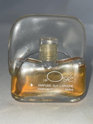Guy Laroche J'ai OSE Women Perfume Parfum MINI 1/8 Oz 7.5 mL Splash RARE NEW