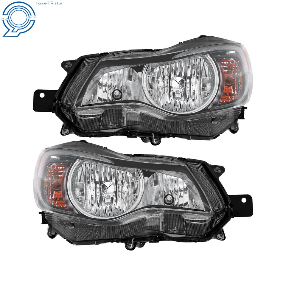 For 2012-2015 Subaru Impreza&2013-2016 Crosstrek Headlight Halogen Pair LH+RH Foto 4 de 4