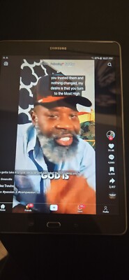 Samsung Tablet With TikTok Installed App