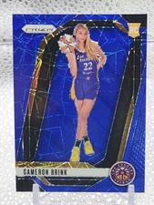 2024 Panini Prizm WNBA #143 Cameron Brink Blue Velocity Prizms