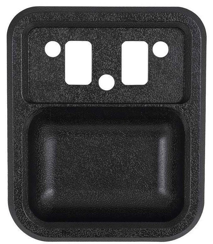 Дверная панель подлокотник чашка для 1968-69 Ford Fairlane Falcon и Galaxie 500; черный - Изображение 2 из 4