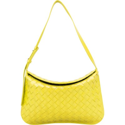 Bottega Veneta Intrecciato Patent Leather Brick Cassette Shoulder Bag Tasche