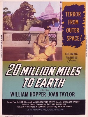 20 Million Miles to Earth 05 Filmposter Kunstdruck MovieRoom ModernStyle Atmosphäre