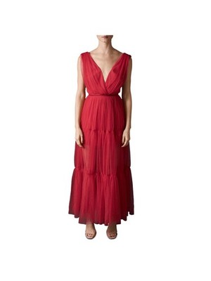 SAU LEE Womens  Sleeveless Maxi Party Dress