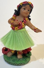 Hawaiian Dashboard Hula Doll Hawaiian Dancing Girl Very Nice Details NEW