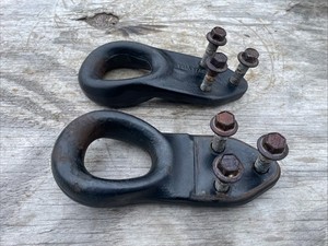 99-07 Ford F250 F350 Super Duty Front Tow Hook Recovery Set OEM F81A-17A954-AA