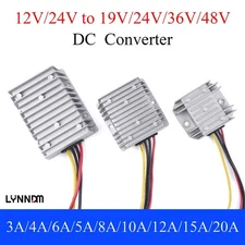 12V/24V to 19/24/36/48V Step Up Voltage Power Converter Boost Regulator 3A-25A