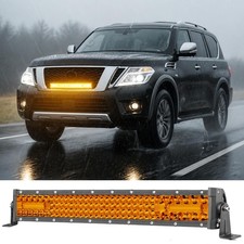 18inch Led Light Bar Spot Flood Off Road Driving Fog Light Utv Atv 4wd Truck 20