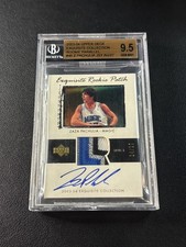 ZAZA PACHULIA BGS 9.5/10 2003 EXQUISITE #48 GOLD ROOKIE RC PATCH AUTO 24/27
