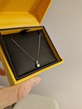 Goldsmiths White Gold Diamond Necklace