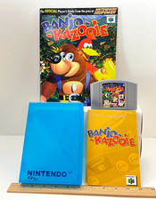 '97 Banjo-Kazooie Nintendo/Rareware 64 Game, Instruction Booklet, Player's Guide