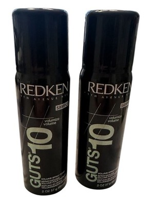 Redken Guts 10 Volume Spray Foam Travel size 2oz / 57g Each (2 Pack)-New