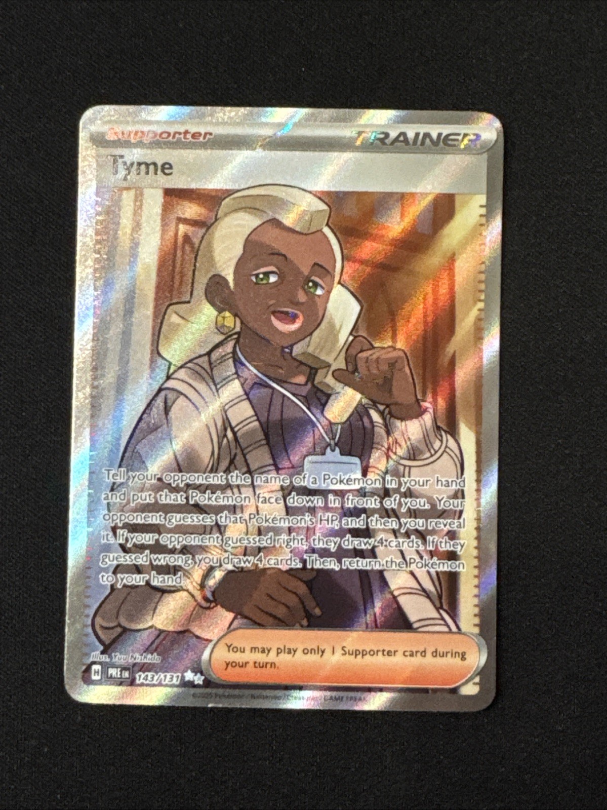 Tyme 143/131 Prismatic Evolution PRE -Near Mint- Pokemon TCG