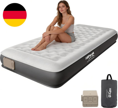 Hiipeak TPU Luftbett Für 1 Person Mit Integrierter Elektrischer Pumpe   Selbstau
