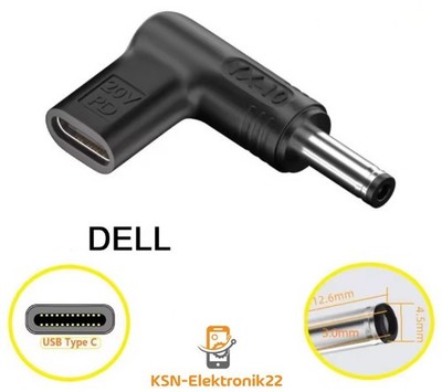 DELL HP Acer Netzteil USB-C DC Adapter bis 100 W, Versand bis 16 Uhr !!!