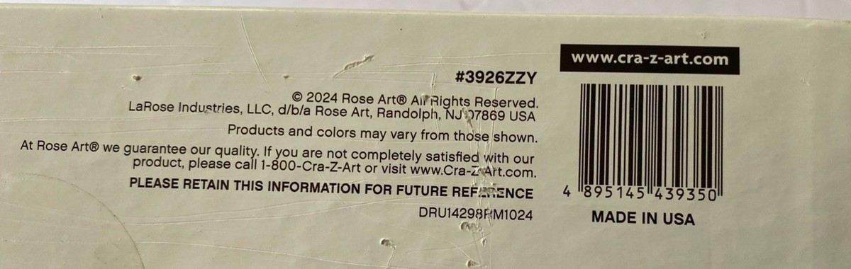 Rose Art 2000 Piece Puzzle Colorluxe Stamp Collection 2024 Factory