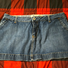 Vintage Y2K GAP Blue Denim Mini Skirt Women  s Size 12