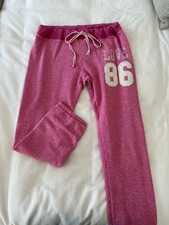 Vintage Y2K Victoria  s Secret PINK Hot Pink Butt Logo Sweat Pants Women  s large
