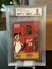 2003-04 LeBron James Topps Bazooka Gold Parallel #276 Rookie BGS 8 NM-MT