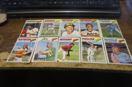 100 '70s Topps baseball cards '70 '71 '72 '73 '74 '75 '76 '77 '78 '79 Valentine - Picture 9 of 10