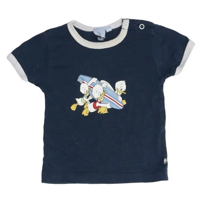 Disney Baby, T-shirt, Größe: 62/68, Blau, Baumwolle, Print, Unisex (Kinder) #FEN - Bild 1 von 4
