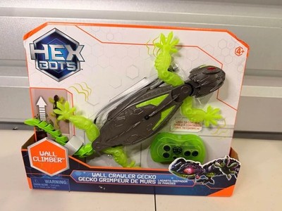 HexBots Wall Crawler Gecko RC Remote Control Robot Spin Master Wall Climber NEW
