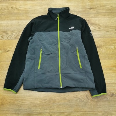 The North Face Softshell Jacket Mens M Medium Grey Summit Series Windstopper