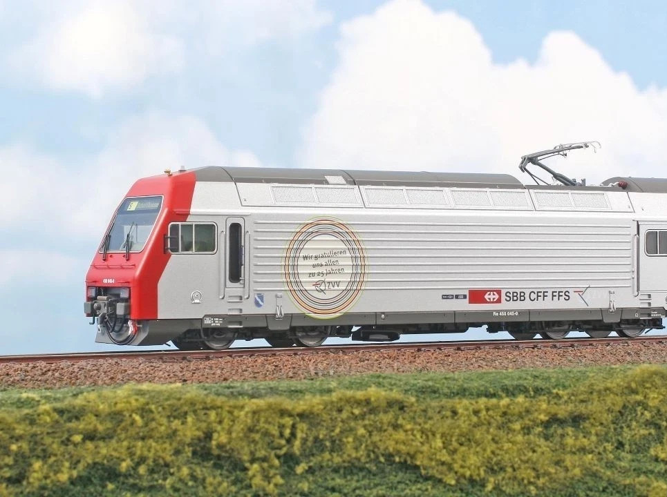 ACME 90237 SBB-CFF-FFS Re 450 045 Silver Livery ""25 Years ZVV