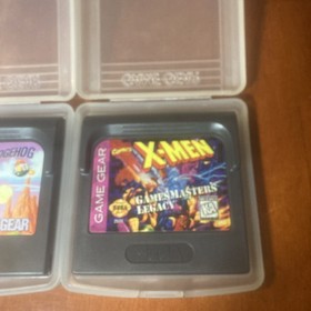 sega game gear games lot: Mortal Combat 2, Arcade Classics, Sonic, X-Men