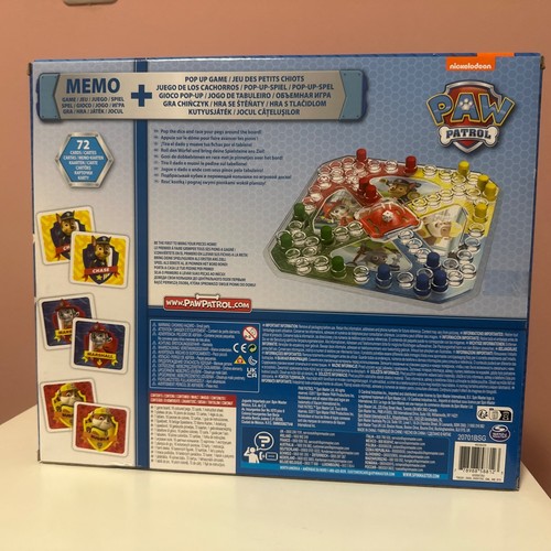 SPINMASTER - PAW Patrol Pop Up Game + Memory Spiel - Bild 2 von 2