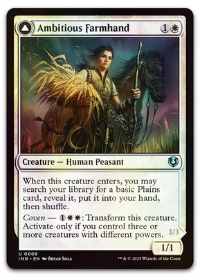 Ambitious Farmhand #8 (Foil) (NM) Innistrad Remastered INR Magic MTG