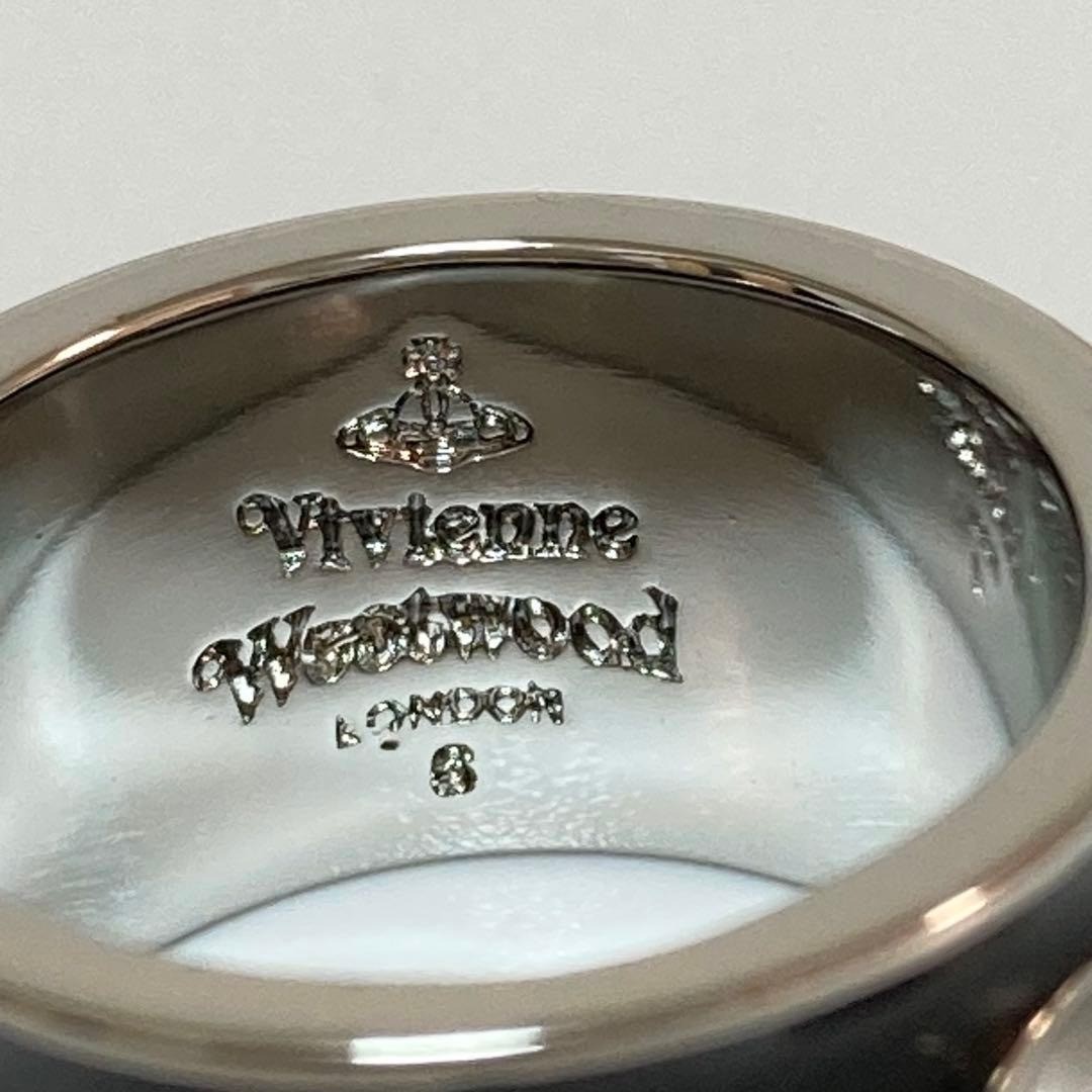 Vivienne Westwood Ring Size 6.5-7 King Black Silver NO BOX [EJ210