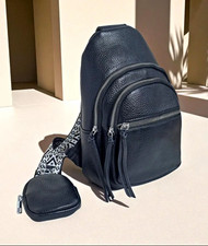 Damen Umhängetasche Crossbody Kunstleder Sch...
