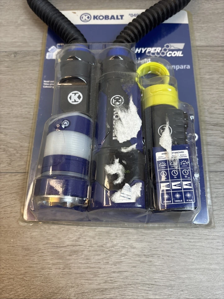 New KOBALT HyperCoil LED Snake Flexible Cordless 0498288 Work Light Flashlight - Image 3 of 4