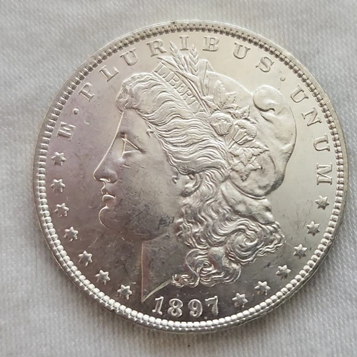 1897 Morgan Silver Dollar in BU Condition