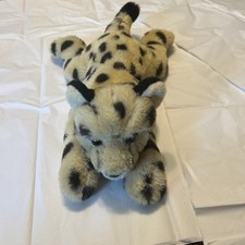 FAO Schwarz Cheetah Cub 16  Soft Plush Toy 2020 Realistic Stuffed Animal LIKENEW