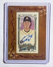 2025 Topps Allen & Ginter Shay Whitcomb Framed Mini Auto MA-SW Astros RC