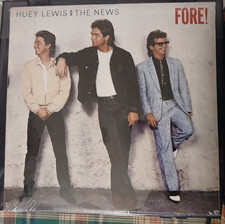 New Sealed Huey Lewis and the News FORE  LP Record CRC Stamp