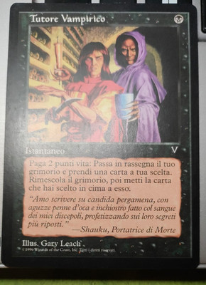 MTG Vampir Tutor - Visions ita - Vampiric Tutor - Magic The Gathering