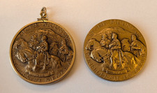 2 Stone Mountain Confederate Memorial Medals 38mm 1970 Medallic Art MACO