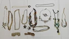 Large Lot Vintage Costume Jewelry Necklaces, Bracelets,  Brooch, Earrings