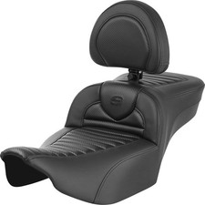 Saddlemen RoadSofa CF Tuck-N-Roll Ext. Reach Seat With Backrest #284953