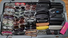 Wholesale Bulk Lot / Group of 69 Various Eyeglasses Frames, Sunglasses  cases
