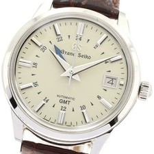 SEIKO GRAND SEIKO SBGM221/9S66-00A0 39mm SS Beige Dial Leather Strap Automatic