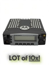  LOT of 10  Motorola XTL 5000 M20QSS9PW1AN UHF 380-470MHz R1 Mobile Radios- P25