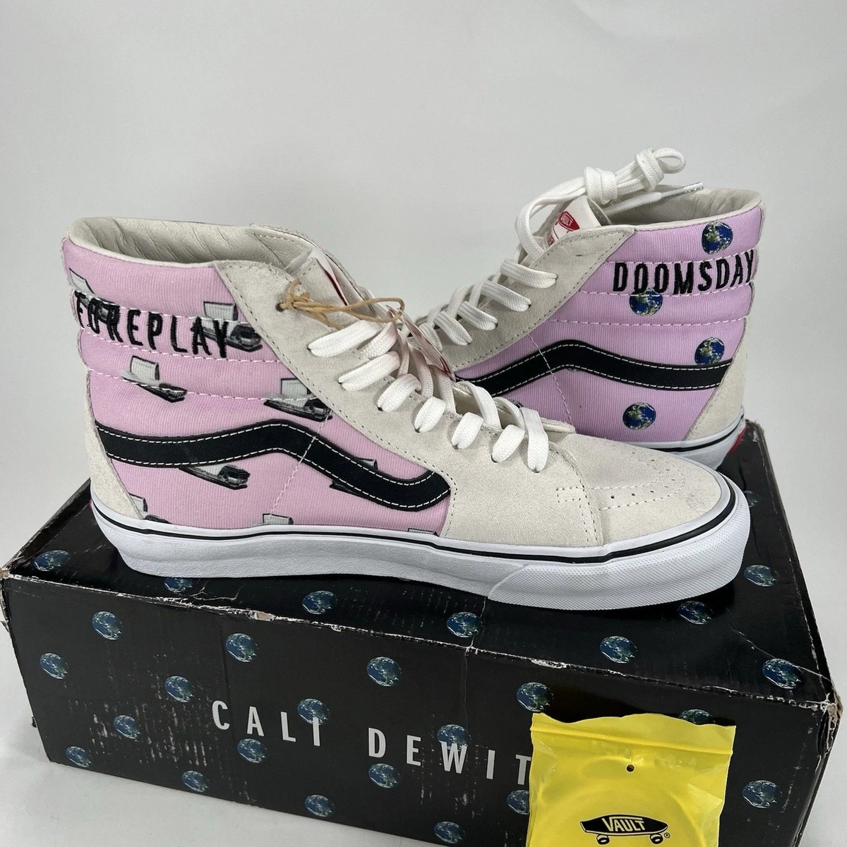 Cali Thornhill Dewitt x Vans Vault Sk8- LX High Pink Doomsday
