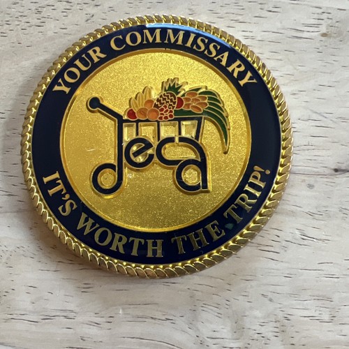 Military Your Commissary It’s Worth The Trip “Deca” challenge coin - Picture 3 of 8