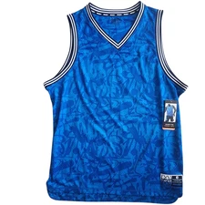 AND1 Men's Unbeatable Basketball Tank Size Large L Electric Blue NEW NWT