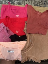 Lot Of 7 Women’s Top Size Xl Multicolor Multi Brands